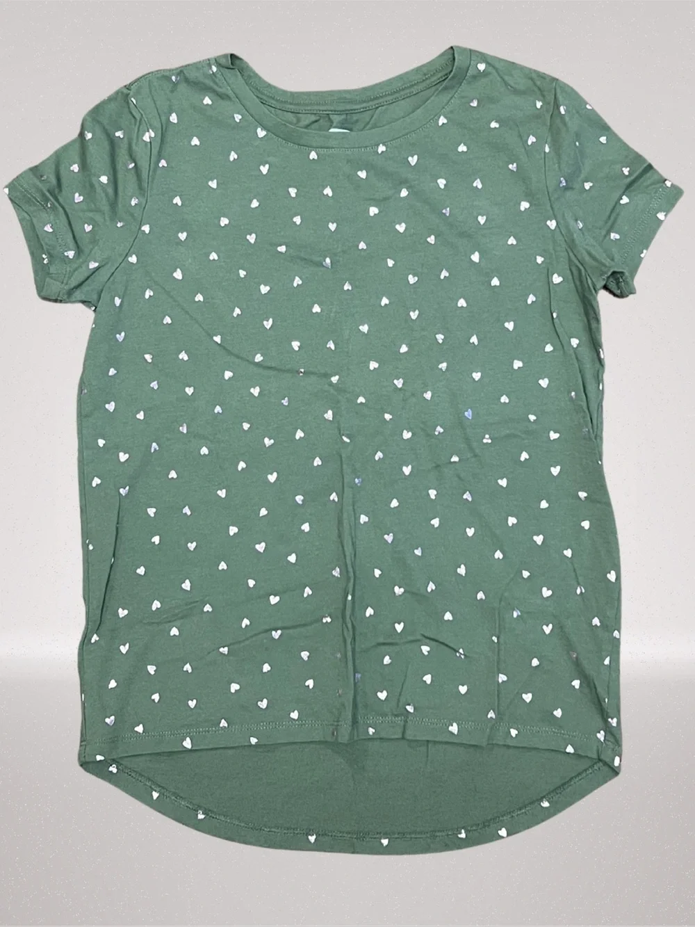 Girls Size 10-12 Shirt Bundle | Old Navy Heart Tee & Old Navy Luxe Striped Top